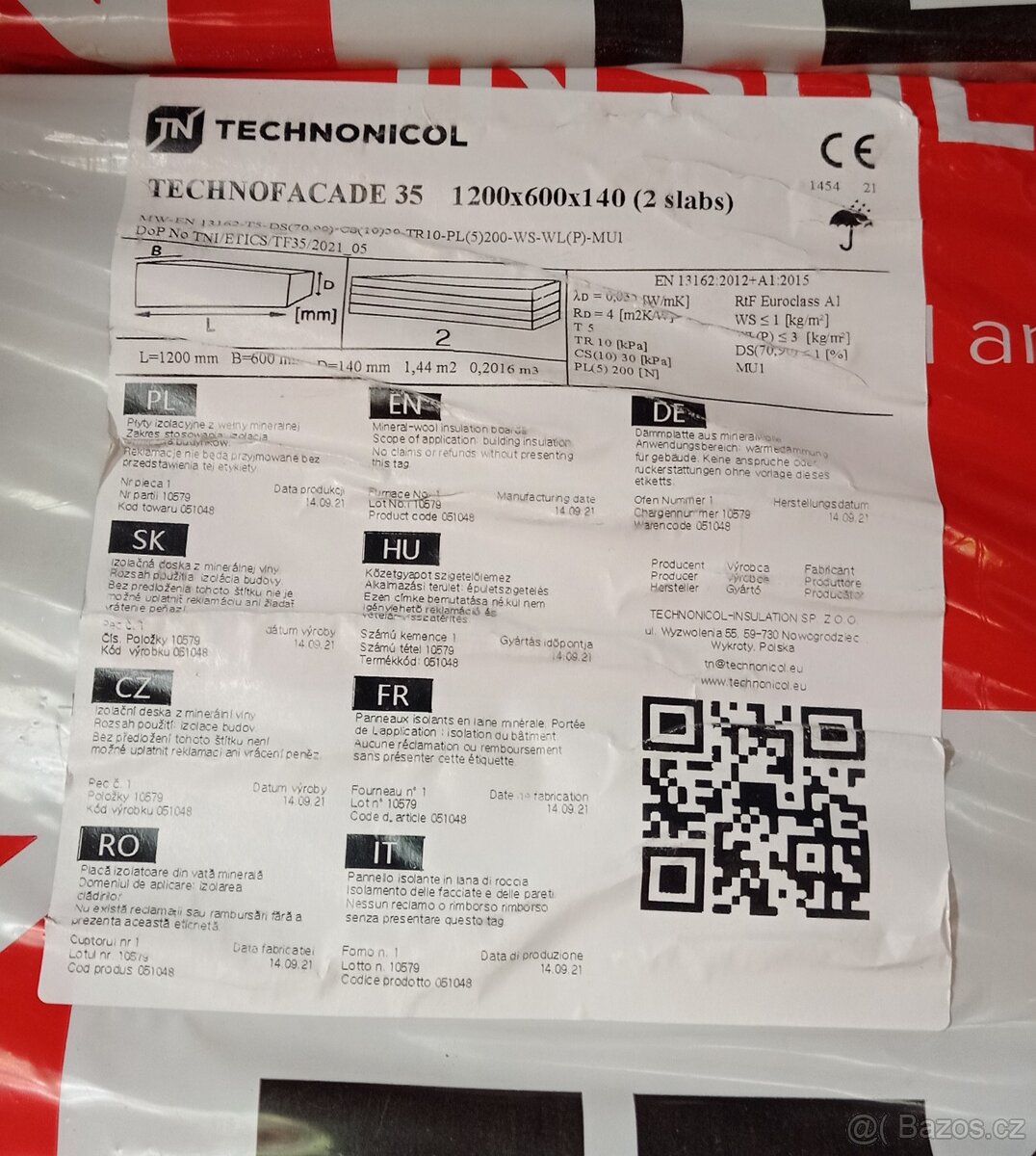 Fasádní minerální desky TECHNOFACADE 35