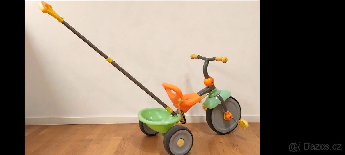 Tříkolka s vodící tyčí