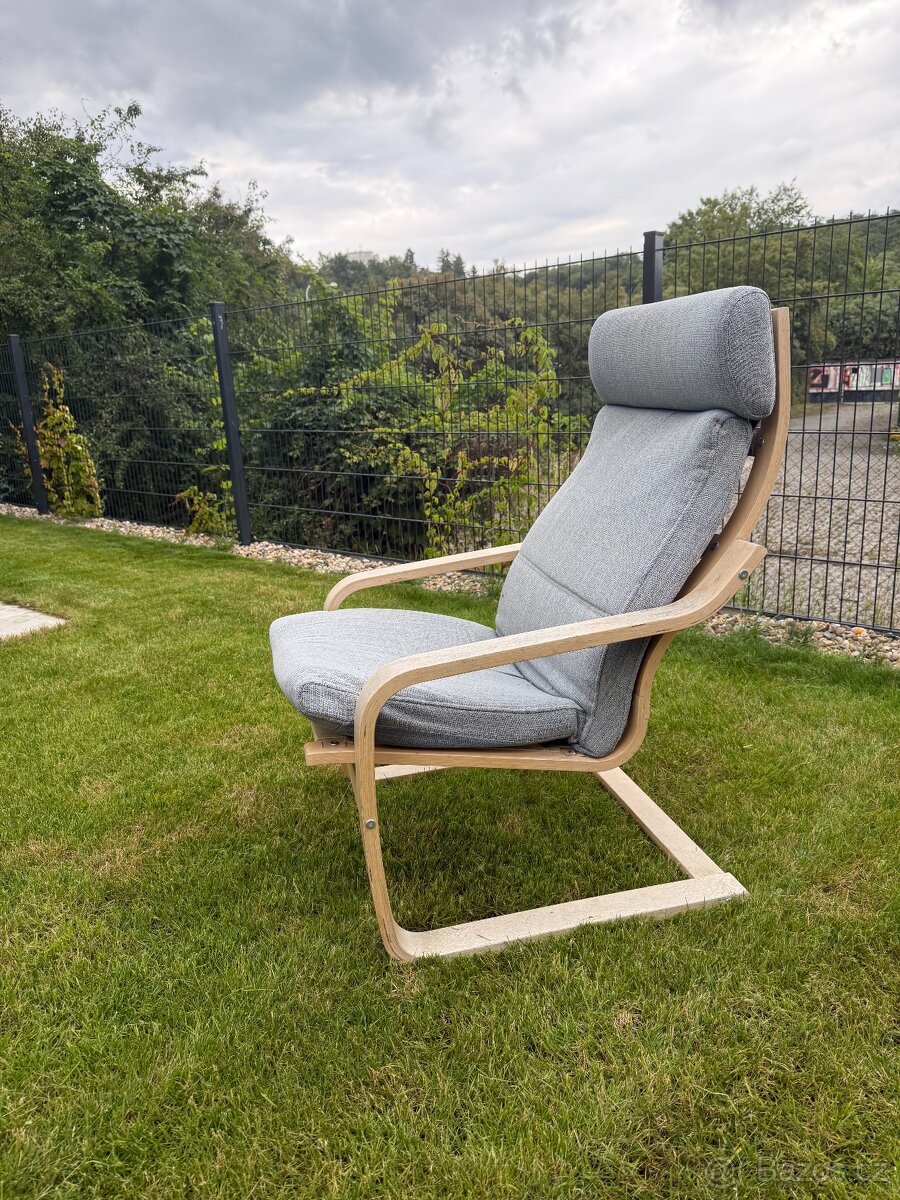 Křeslo IKEA POÄNG s poduškou