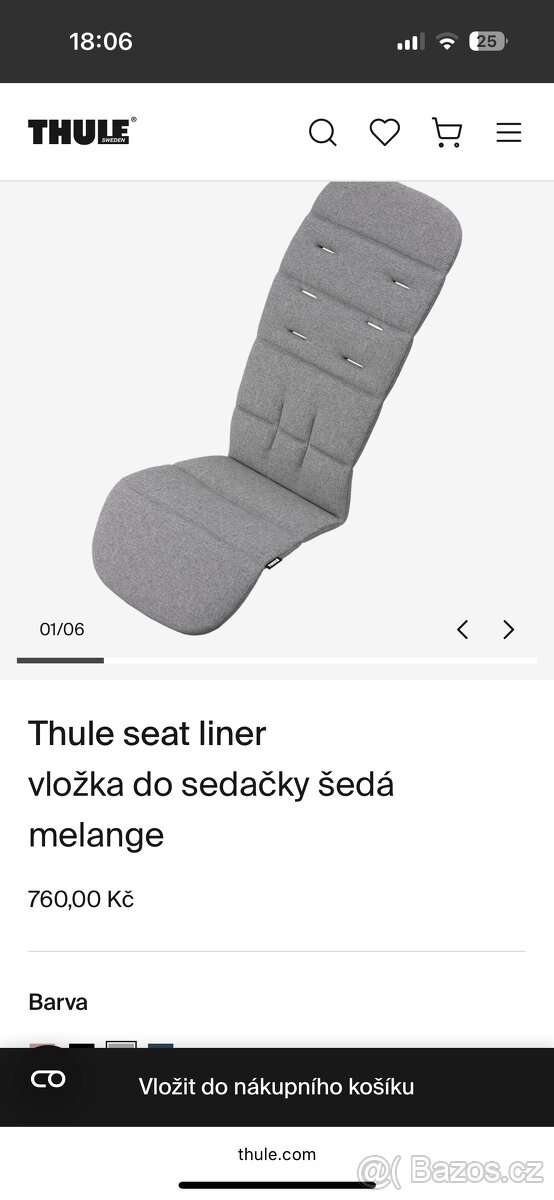 Podložka do kočárku Thule