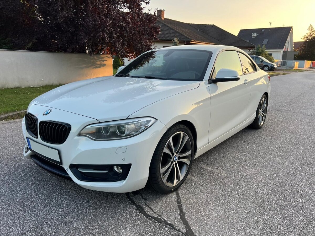 BMW F22 220d 135kw aut.8st, kůže, navi 128tkm