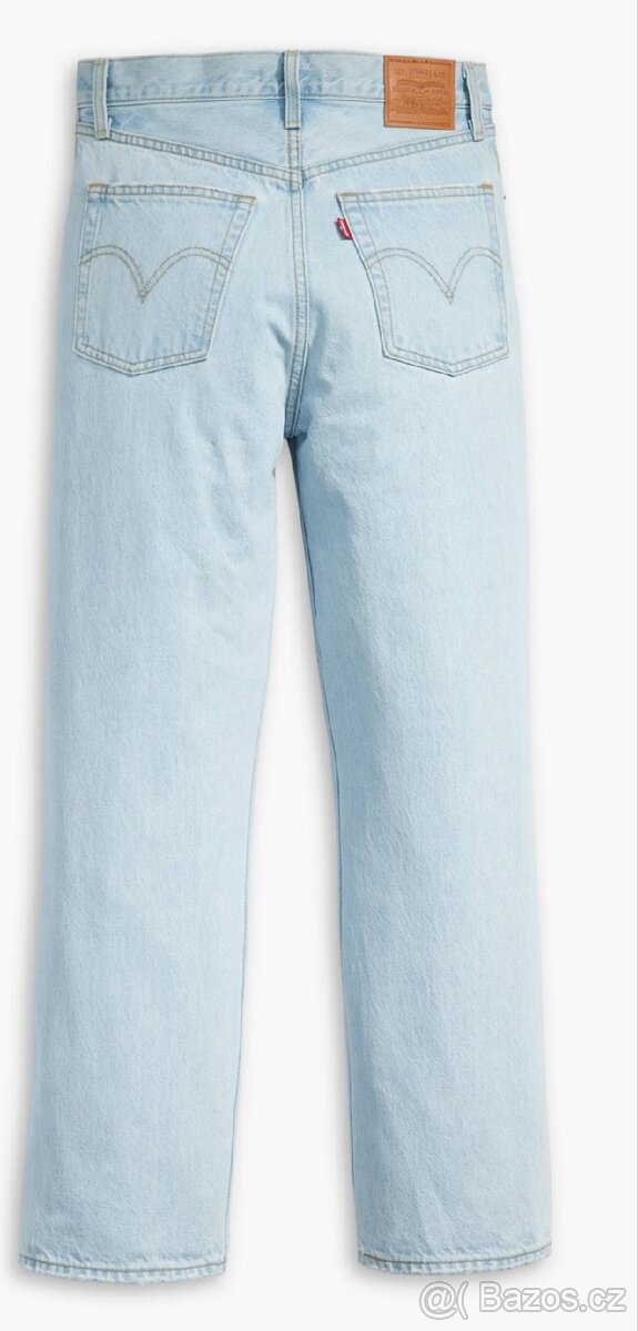LEVI'S RIBCAGE STRAIGHT ANKLE', světle modé dívčí