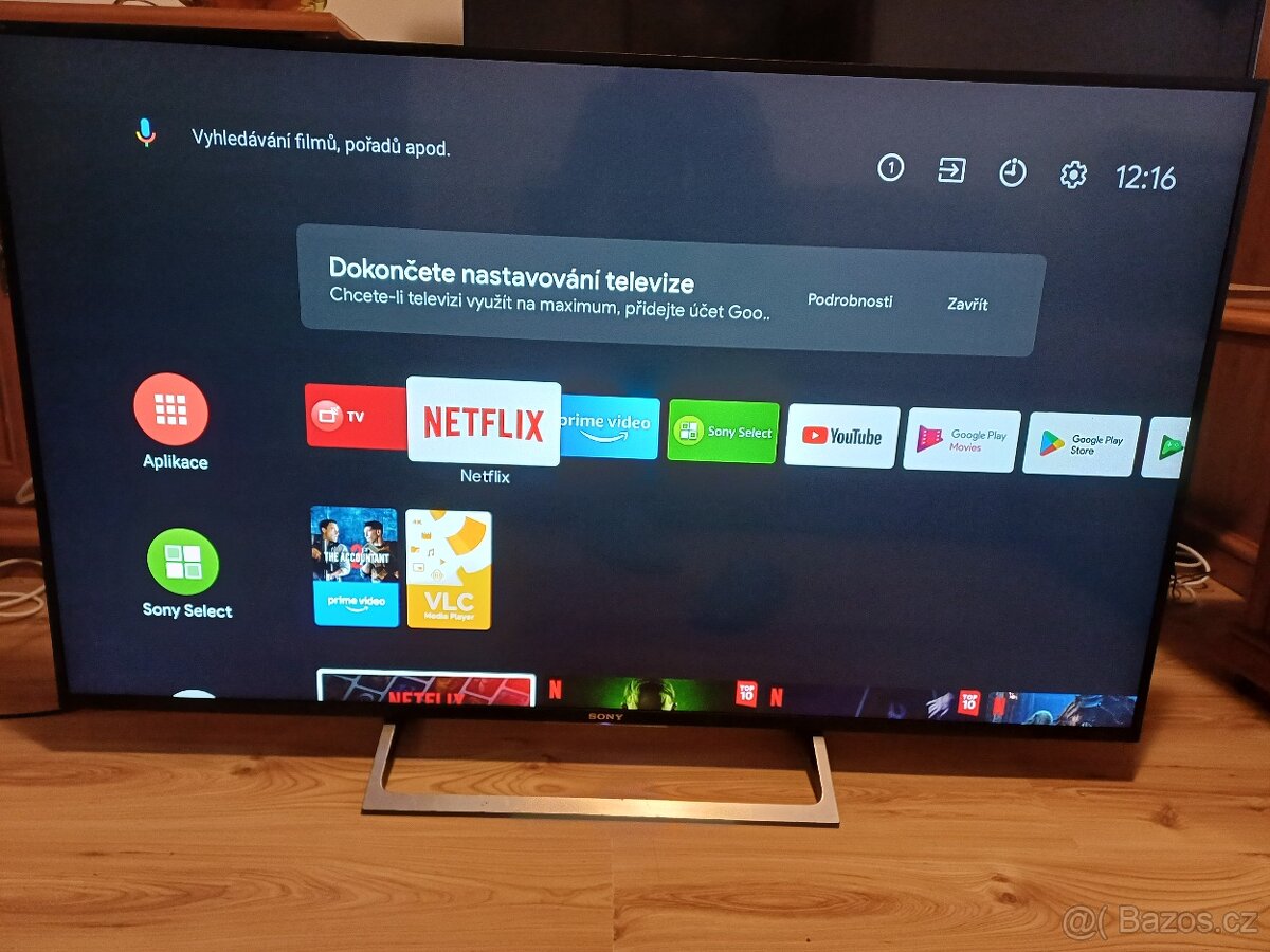 Android 4K Smart 55" Sony KD-55XF8096-úhlopříčka 140cm