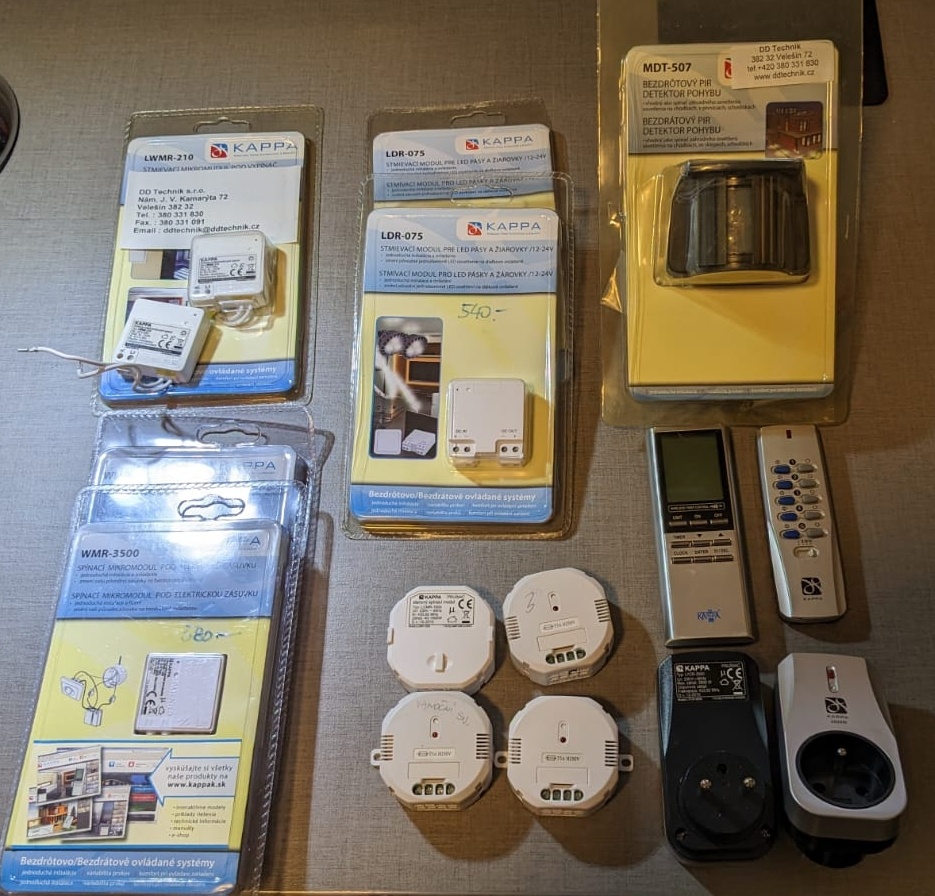 Prodám KAPPA sadu na dálkové ovládání