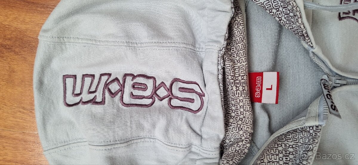 Dámská světle šedivá mikina SAM