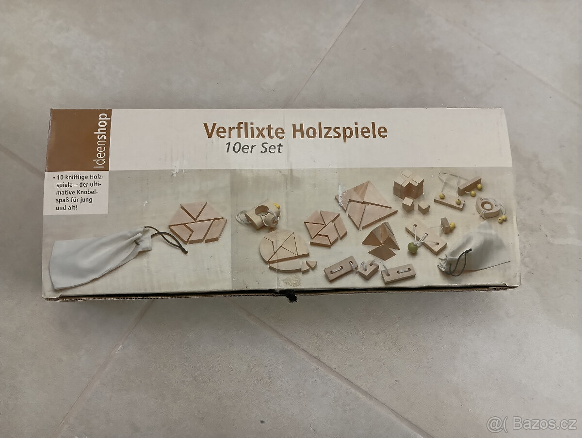 drevene puzzle, skladani puzzle