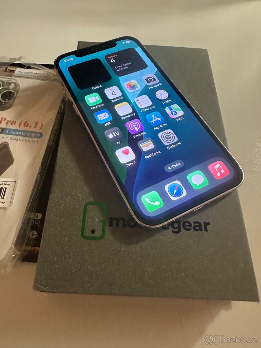 Apple iPhone 12 Pro 256 GB Silver, nová baterie 100%