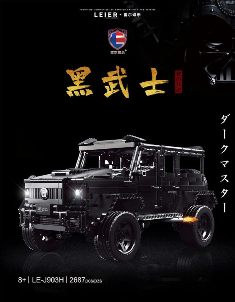 Stavebnice RC Jeep Samurai kompatibilní s Lego Technic