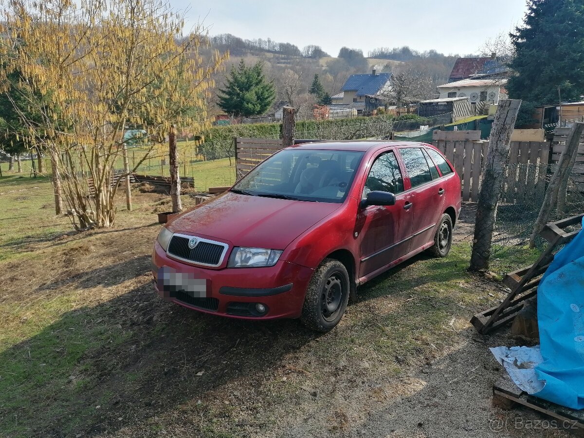Škoda Fabia kombi, 1.4 TDI, 59kW,bez.STK, výroba 06.