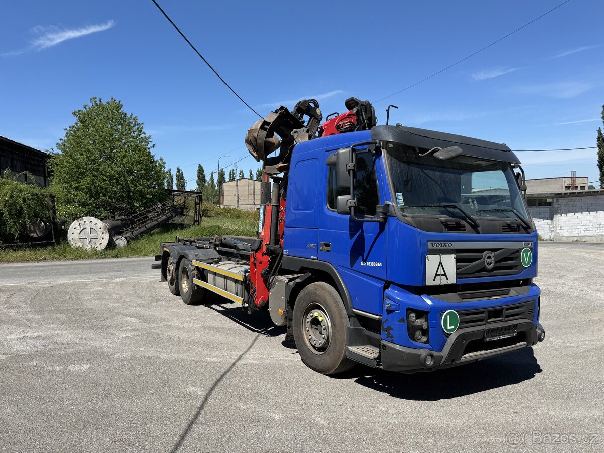 Volvo FMX 420 nosič kontejneru + hydraulická ruka