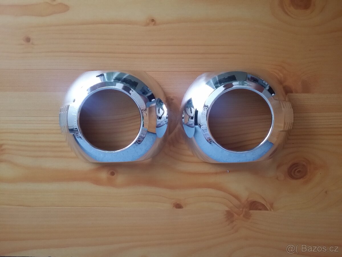 Chrom kryty pro čočky 70 mm