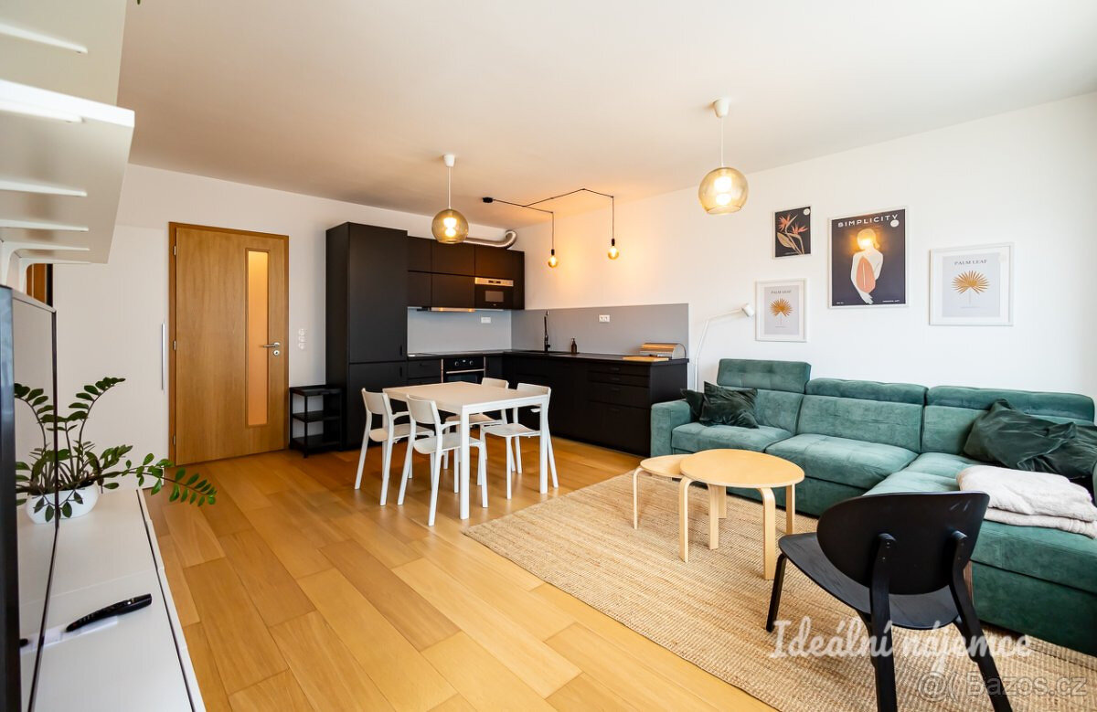 Pronájem bytu 2+kk, Poštova, Dolní Chabry, 24900 Kč/měs, 51 