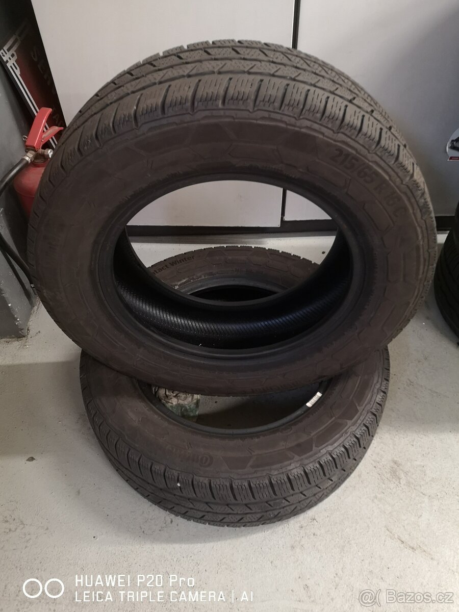 215/65 r16c zimní Continental