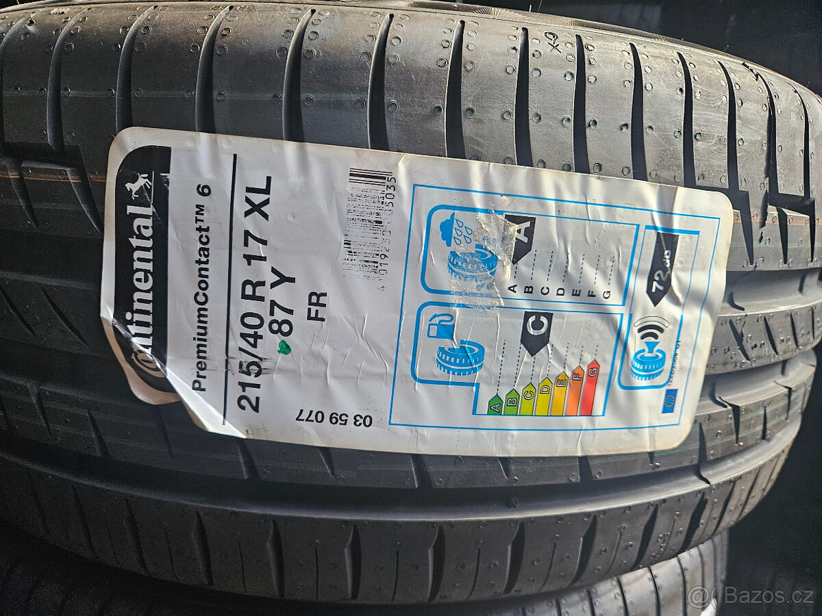 215/40R17 87Y XL PremiumContact 6 CONTINENTAL