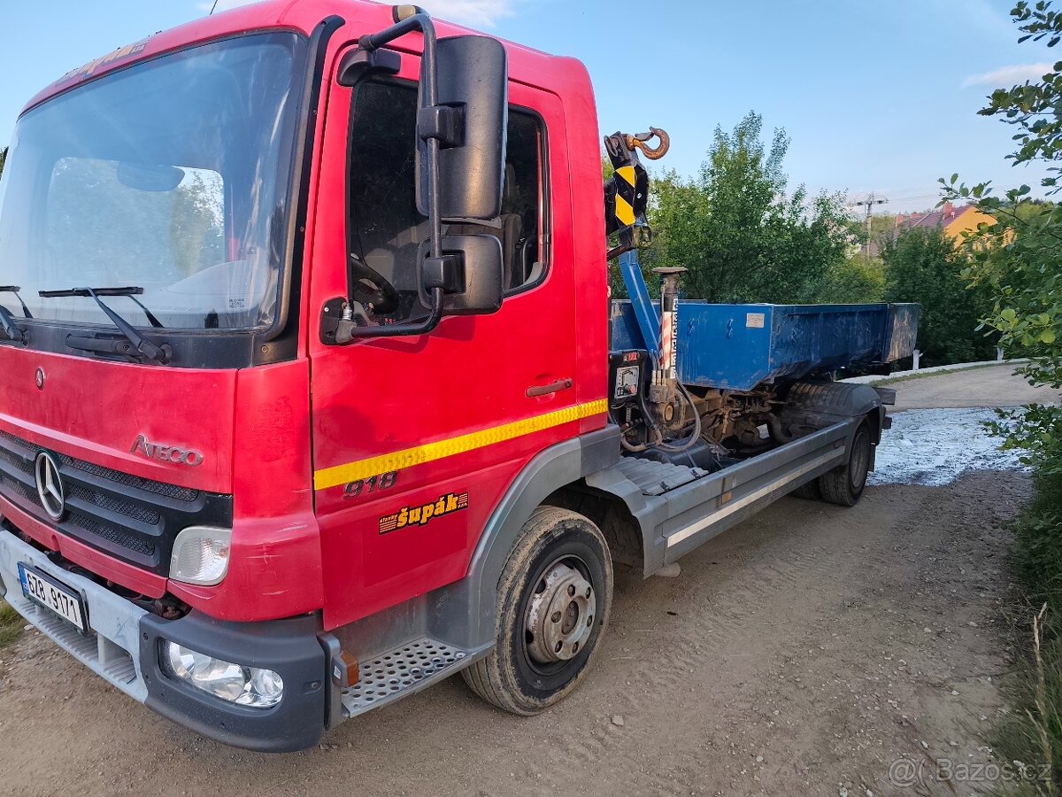 Mercedes Ateco 918 nosič kontejneru + HR