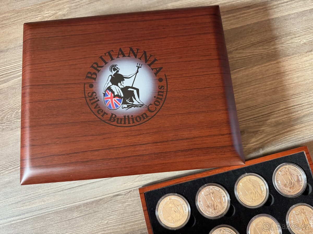 Luxusní etue pro stříbrné mince Britannia 1oz od Royal Mint