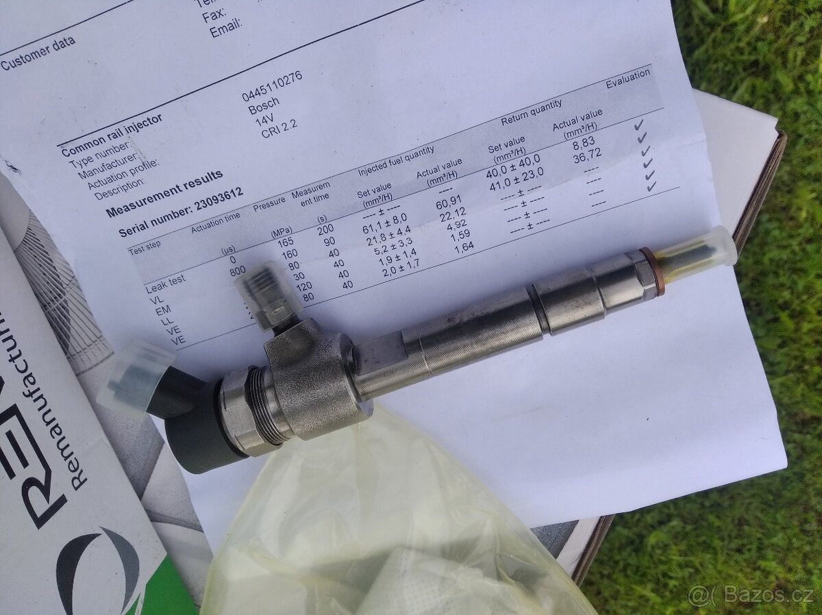 Vstřikovací tryska Bosch 0445110276