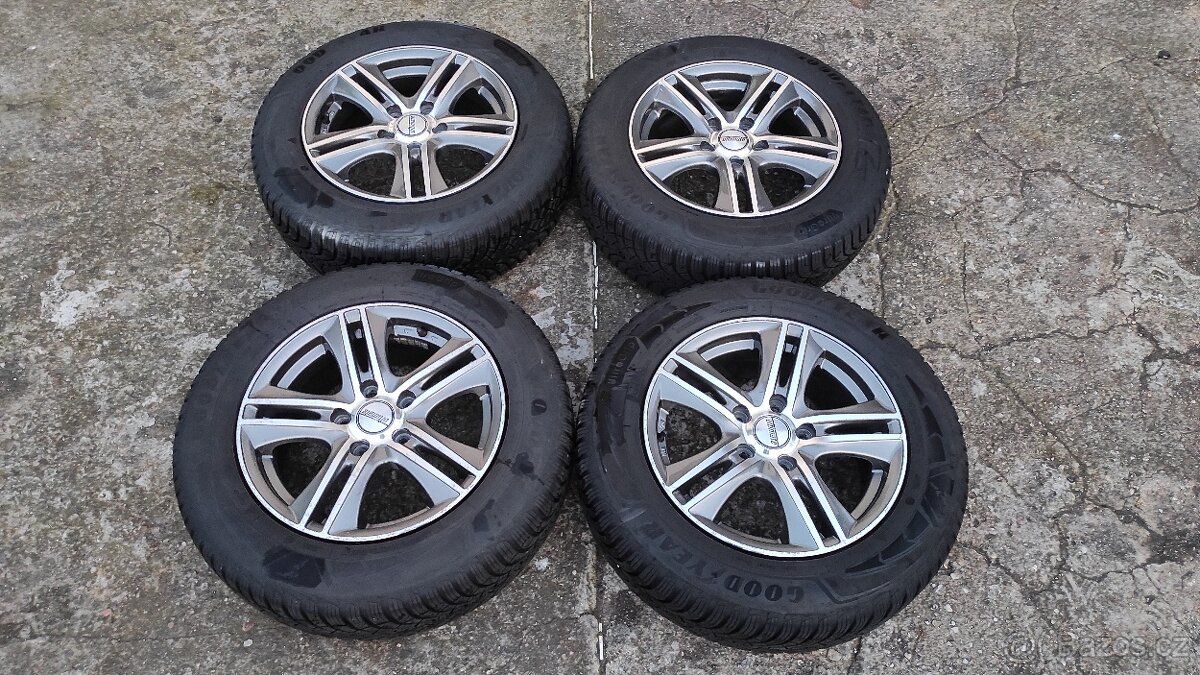 PRODÁM SADU ALU KOLA 5x112 R15 ET40 PNEU 195/65 R15 91T