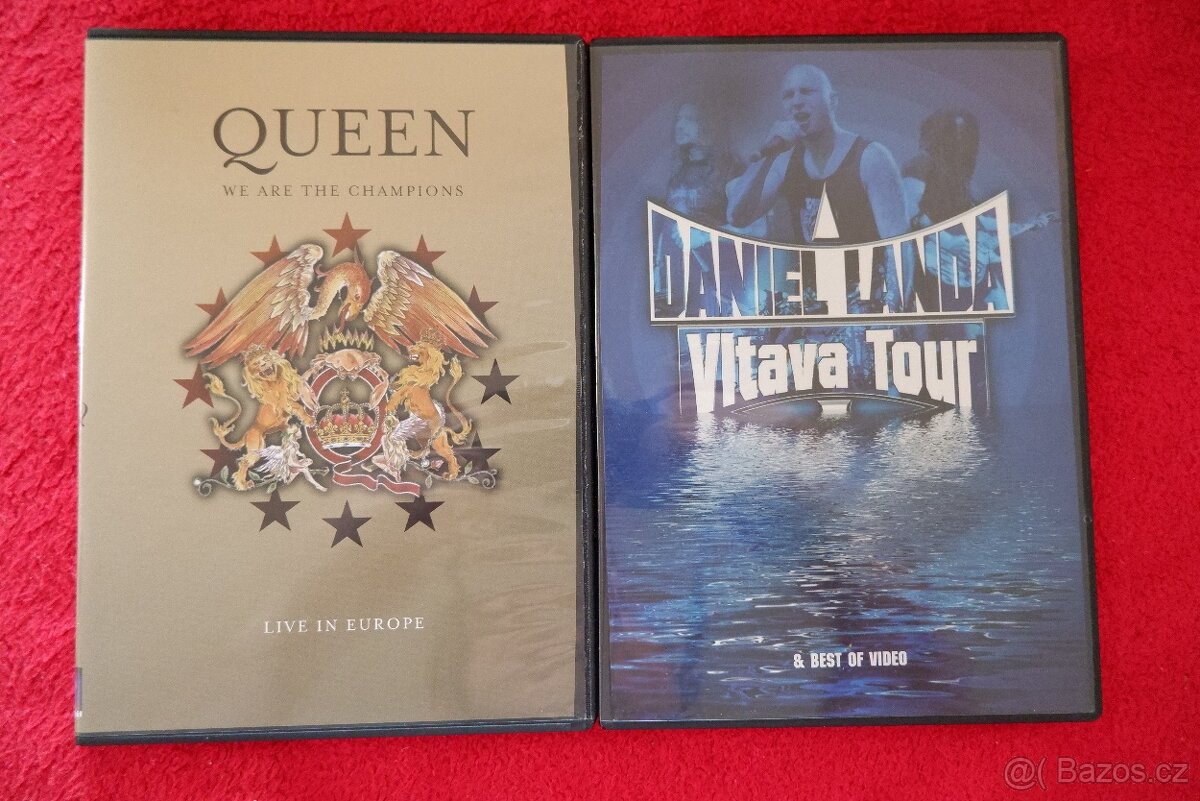 2 originál DVD - Queen + Landa