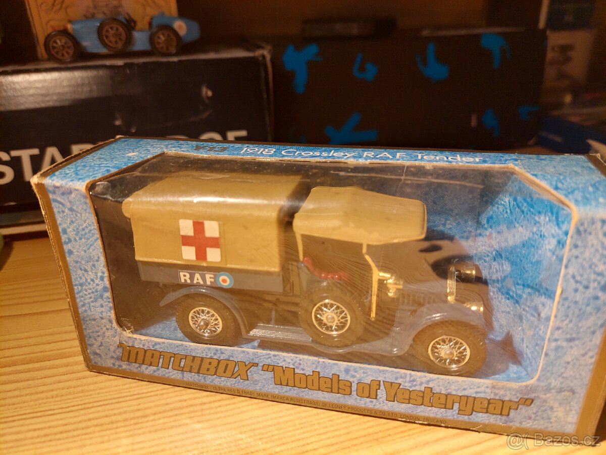 Matchbox yesteryear Y13 CROSSLEY TENDER RAF VZÁCNÝ