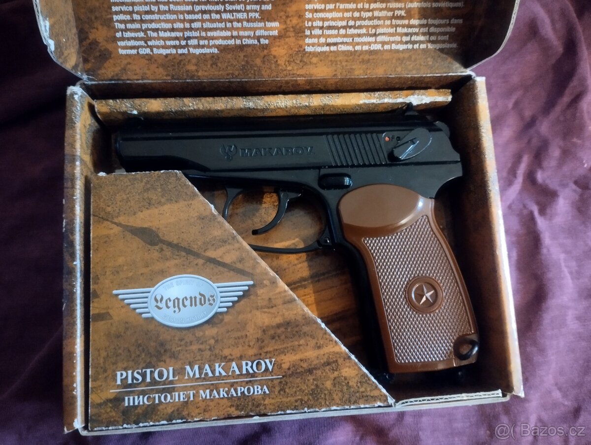 prodám vzduch pistoli co2 makarov na bb broky