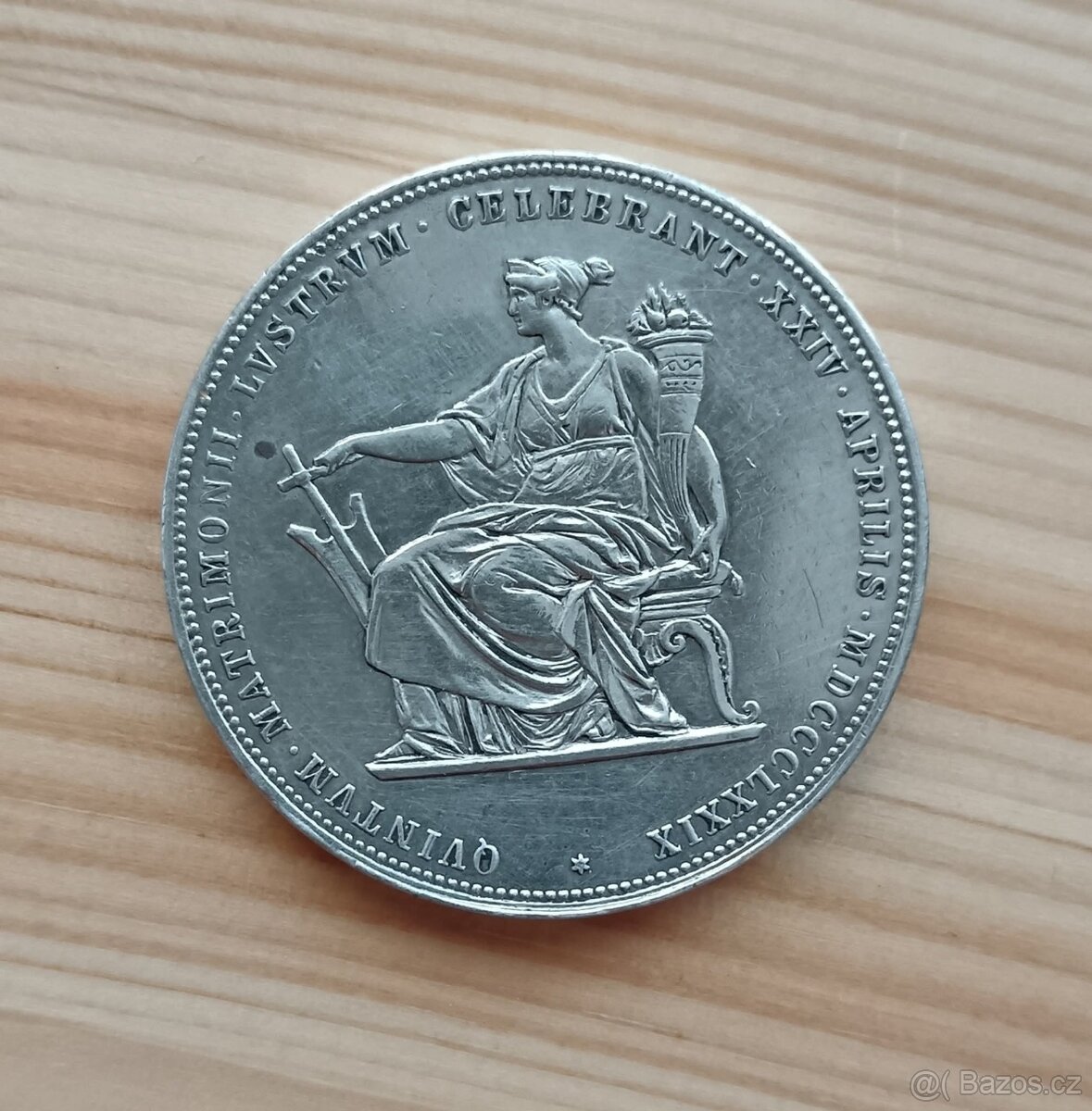 AG 2 Zlatník 1879 Stříbrná svatba Františka Josefa I a Alžbě