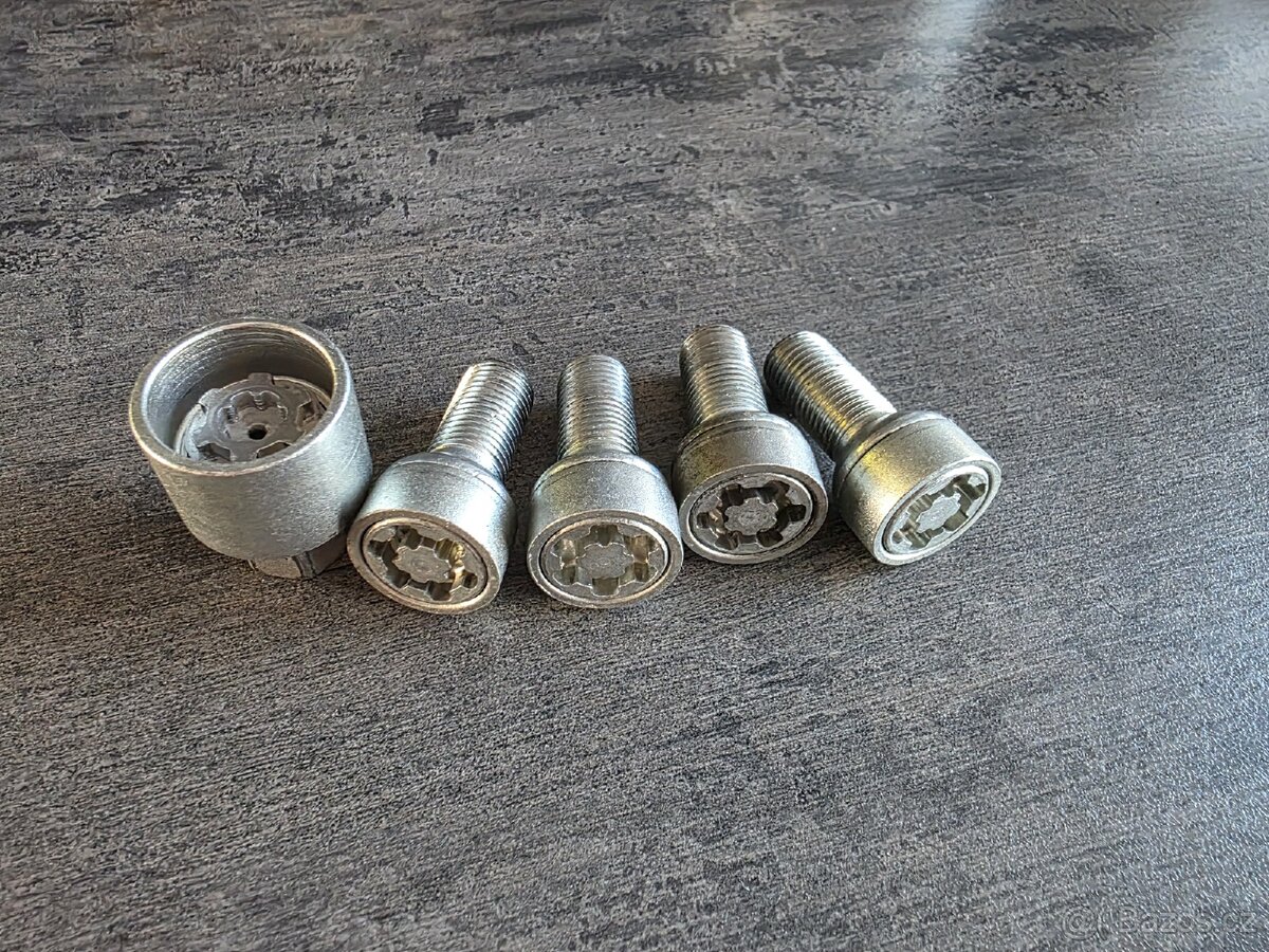 Bezpečnostní šrouby kol originál Škoda