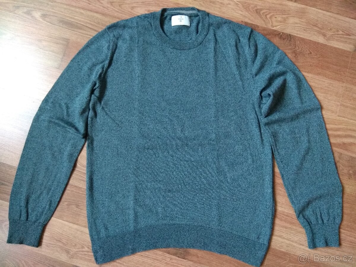 Nový pánský bavlněný svetr C&A - L