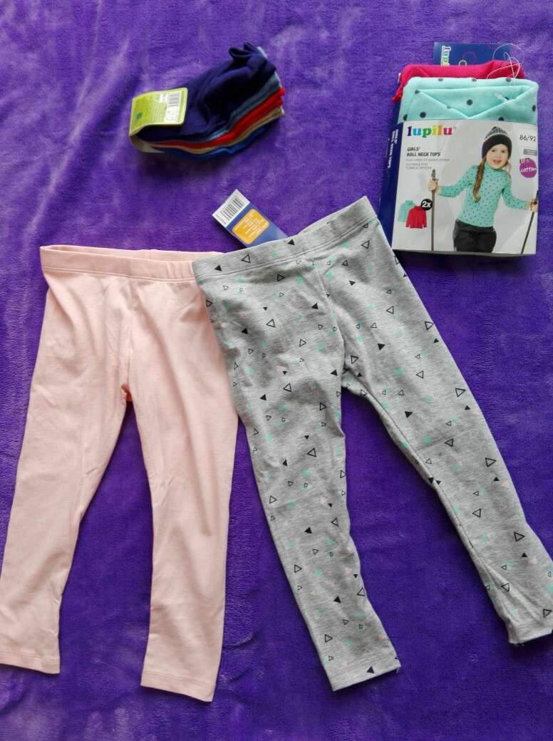 NOVÉ: ponožky, set roláčků, vše vel. 86/92