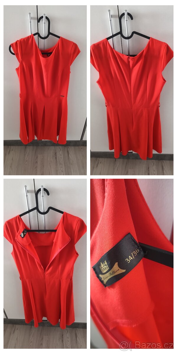 Červené letní šaty