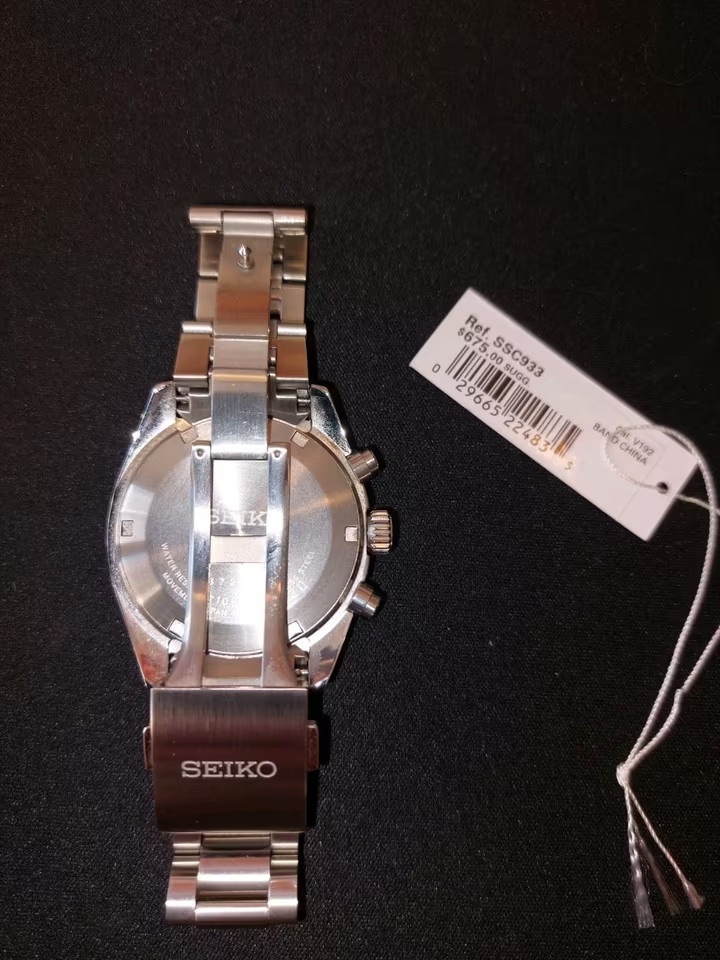 Seiko Prospex Speedtimer Saphirglas Solar