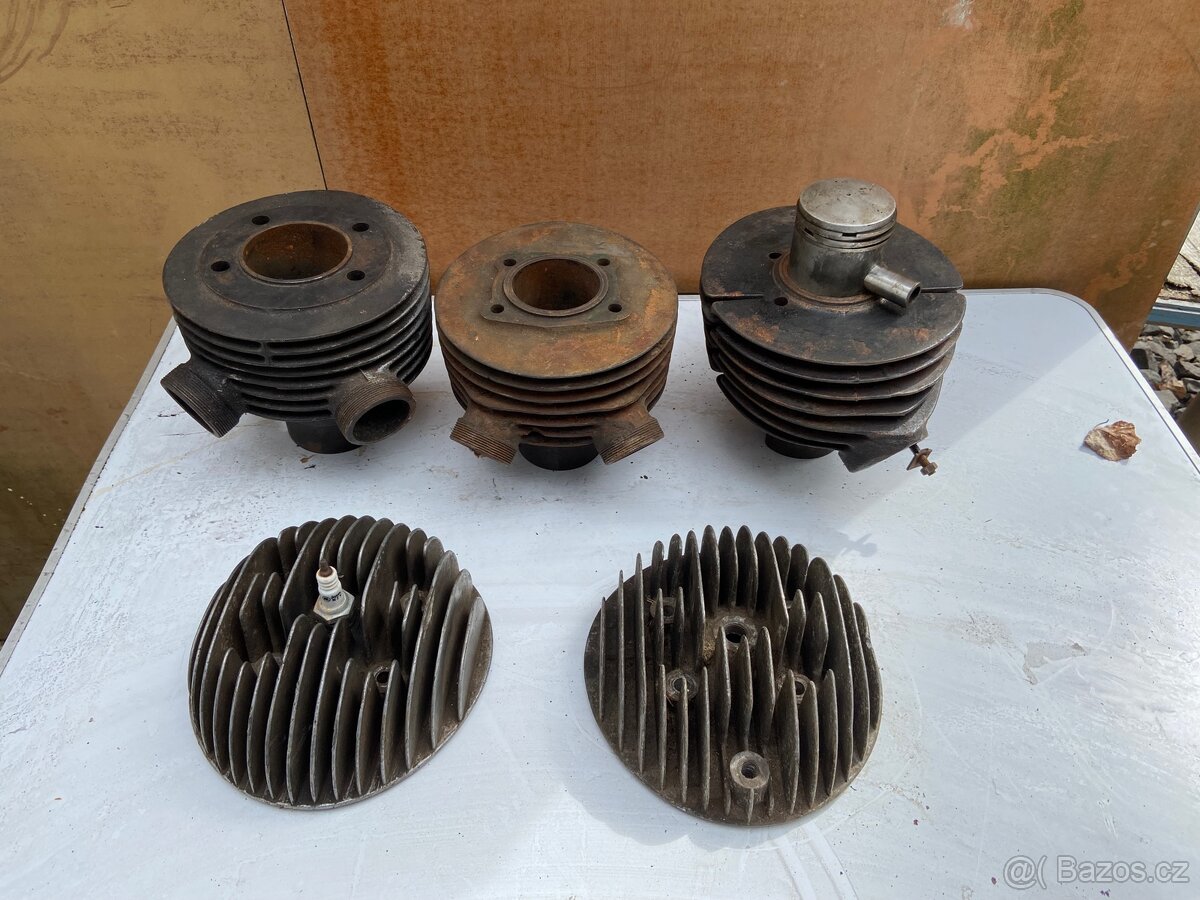 Válce a hlavy jawa 175/250