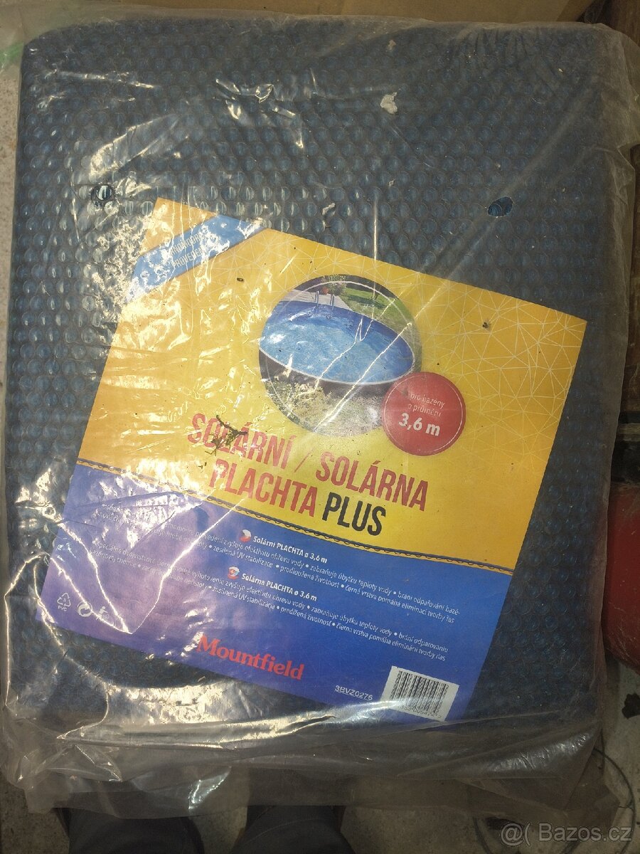 Solární plachta na bazén nová