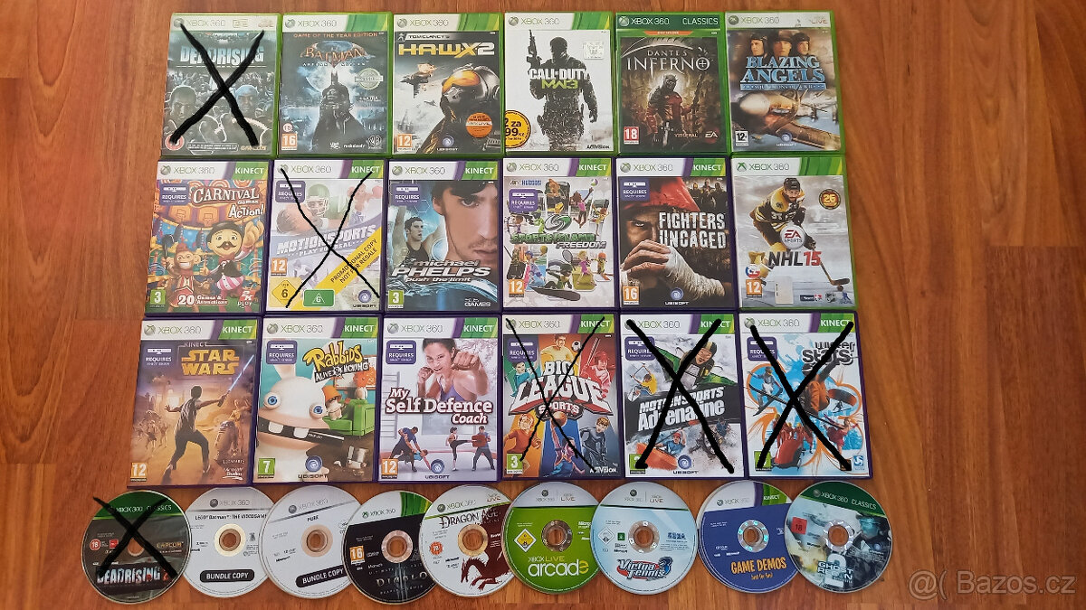 Prodám hry na XBOX 360 2. Část