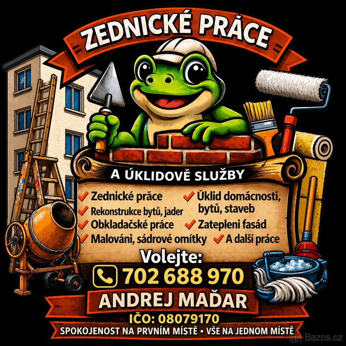Zednické práce a úklidové služby