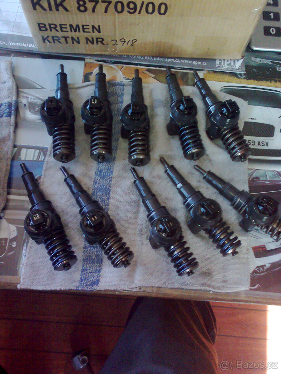 PD Vstrikovace,vstriky 1.9 TDI, 2.0 TDI, 2.5 TDI