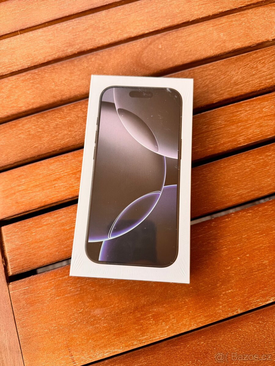 NOVÝ, NEROZBALENÝ Apple iPhone 16 PRO, 128GB, černý titan