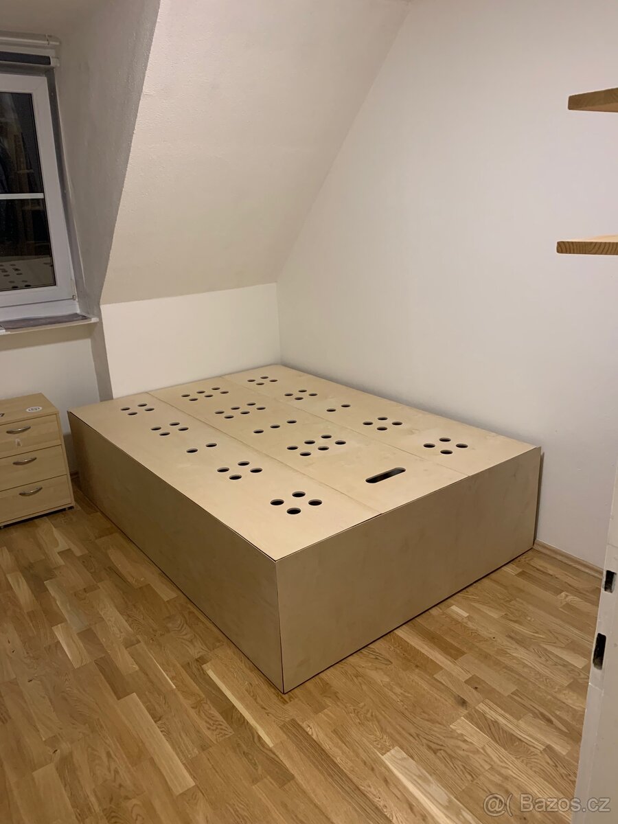 postel BOX 140x200x51 cm