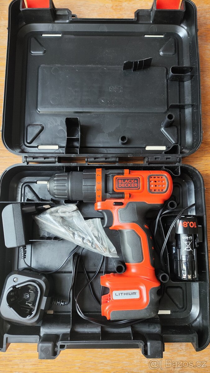 Vrtačka Black & Decker EGBL108KA10