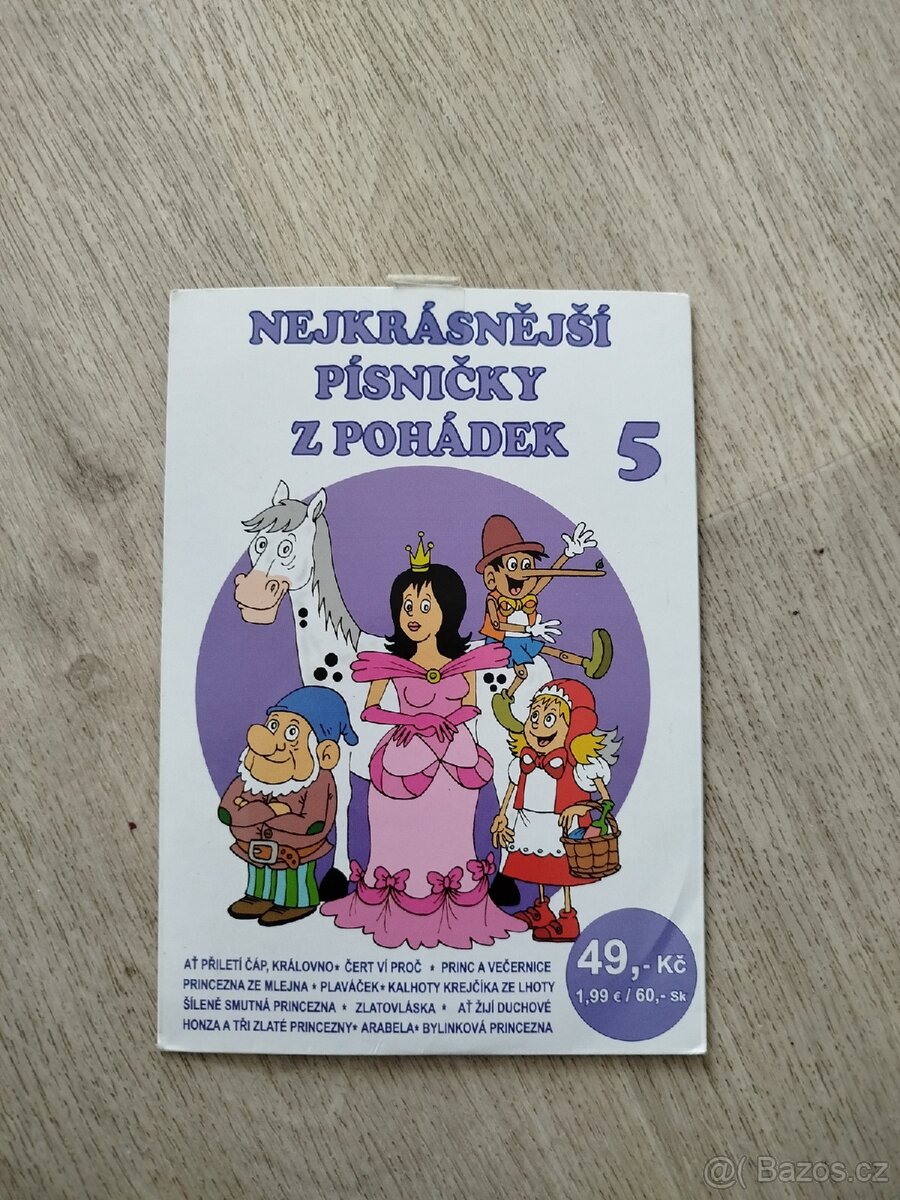 Nejkrásnější písničky z pohádek 5,CD