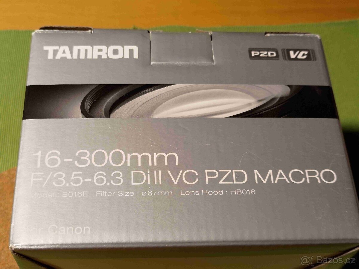 Objektiv Tamron 16-300 mm f/3,5-6,3 Di II VC PZD Macro pro C