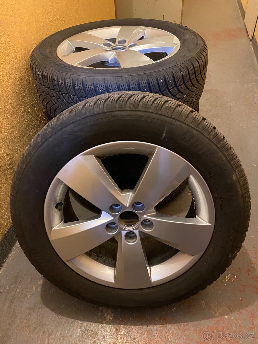 Originál Alu kola Kamiq s pneumatikami Bridgestone