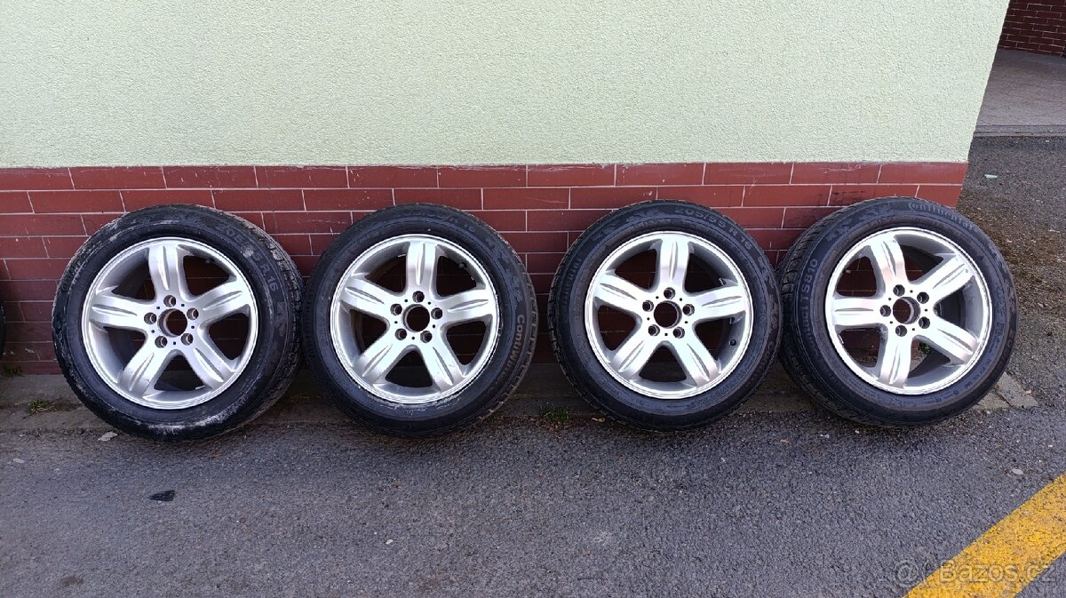 ALU kola 5x112 R16 + pneu