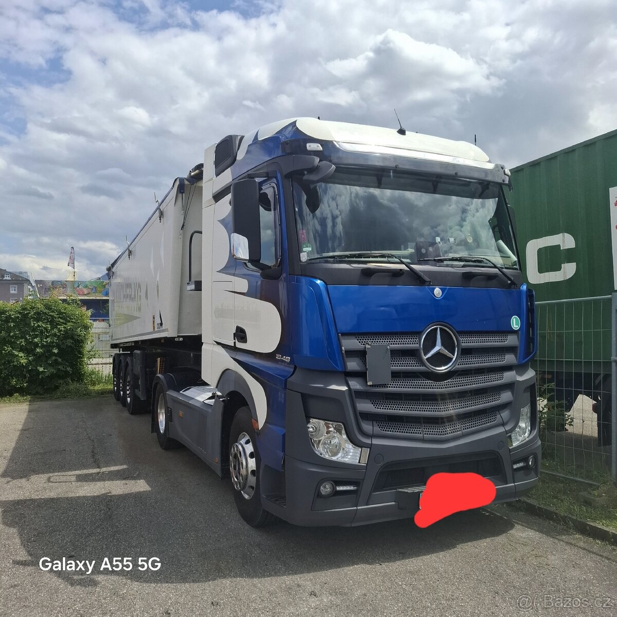 Actros 1848, RV-2018 +STAS , RV-2016, 45m3,SKLÁPĚCÍ NÁVĚS