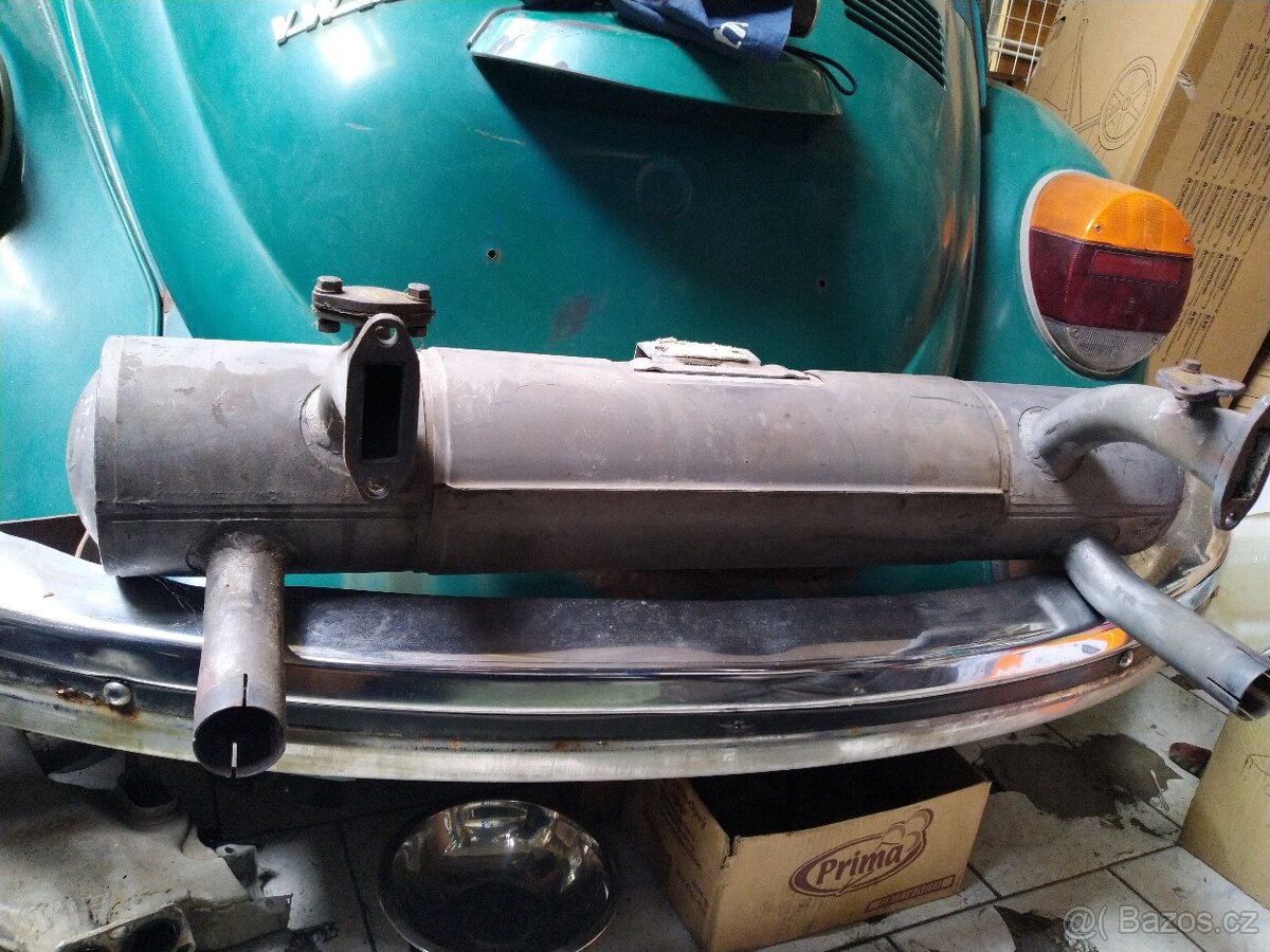 Výfuky na vw brouk, T1, T2 a porsche 356