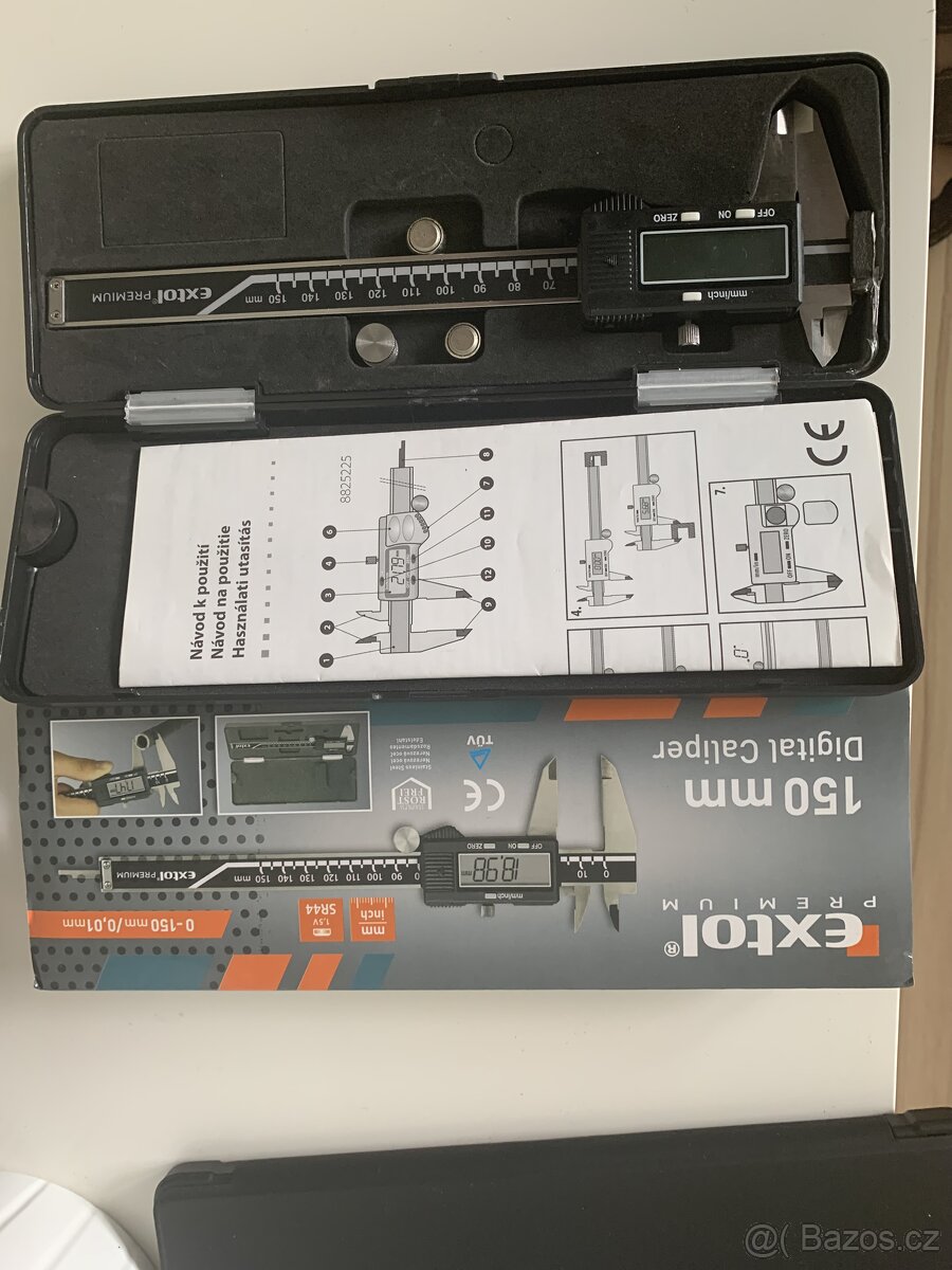 Prodám Digitální posuvné měřítko Extol Premium 150mm
