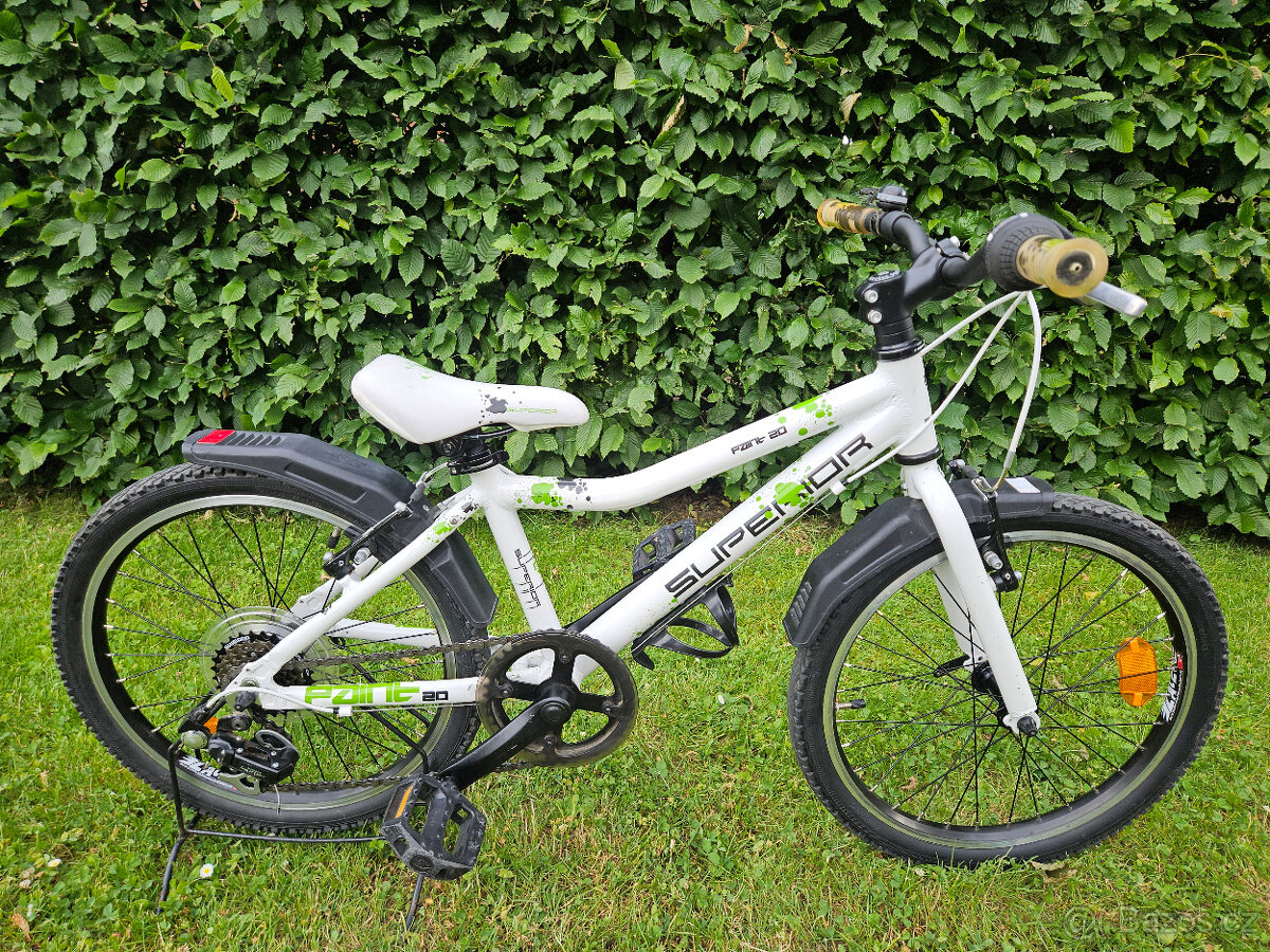 Zánovní dětské 20" horské hliníkové kolo SUP, rám 10"