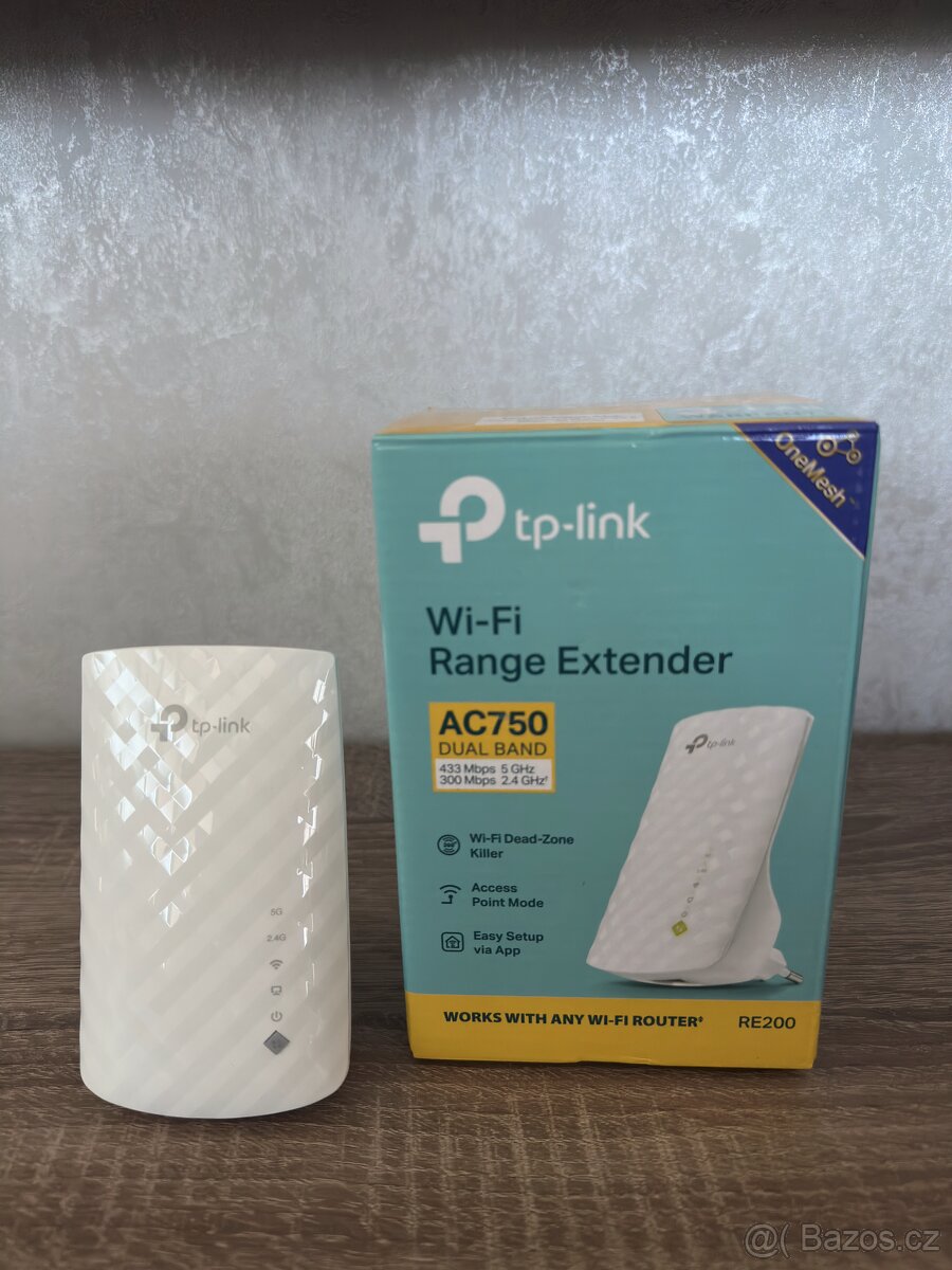 TP-LINK RE200 AC750 Dual Band Wi-Fi Range Extender