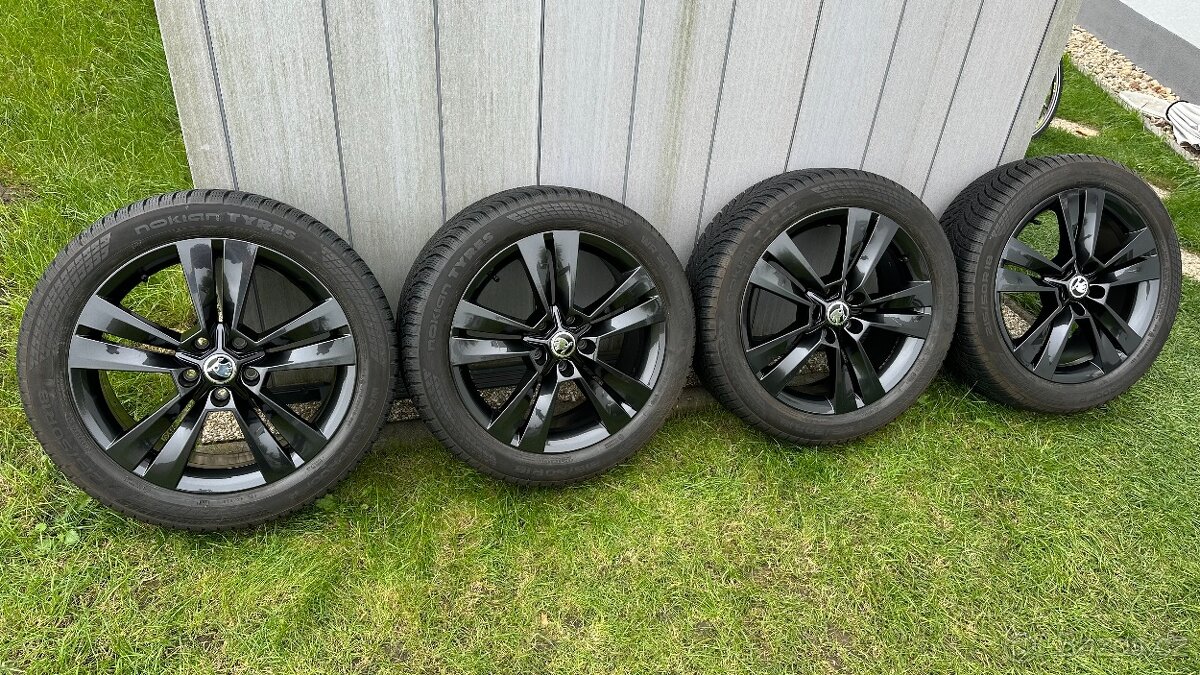 18" zimní sada Mytikas Škoda Karoq pneu Nokian 215/50R18