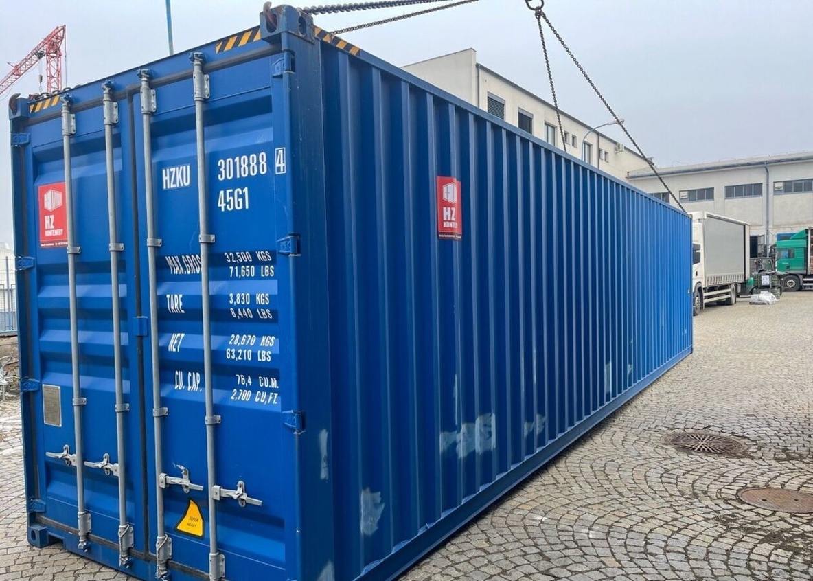 Lodní kontejner 40HC IICL5 RAL 5010 DODÁNÍ ZDARMA